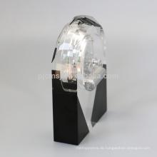 Einzigartige Design Sublimation Crystal Desktop Clock